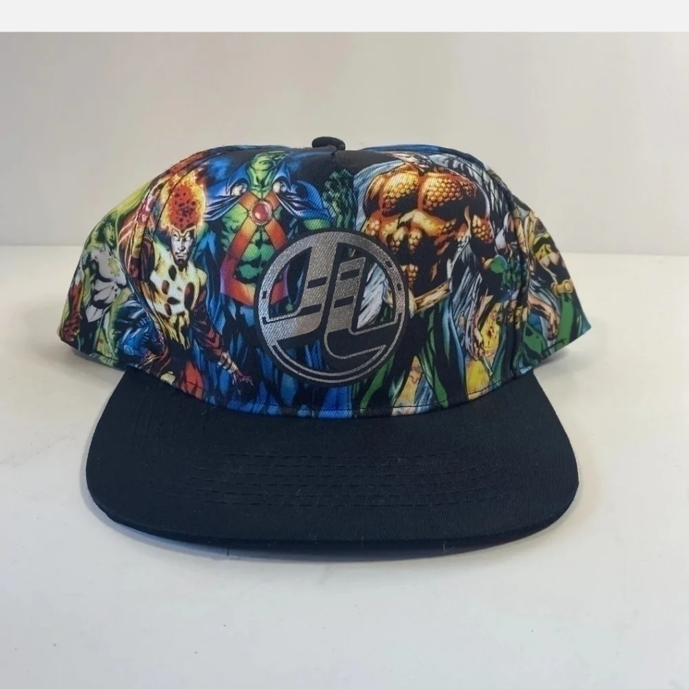 KIDS Youth DC Justice League Snapback Flat Bill Hat Cap One Size - Picture 5 of 6